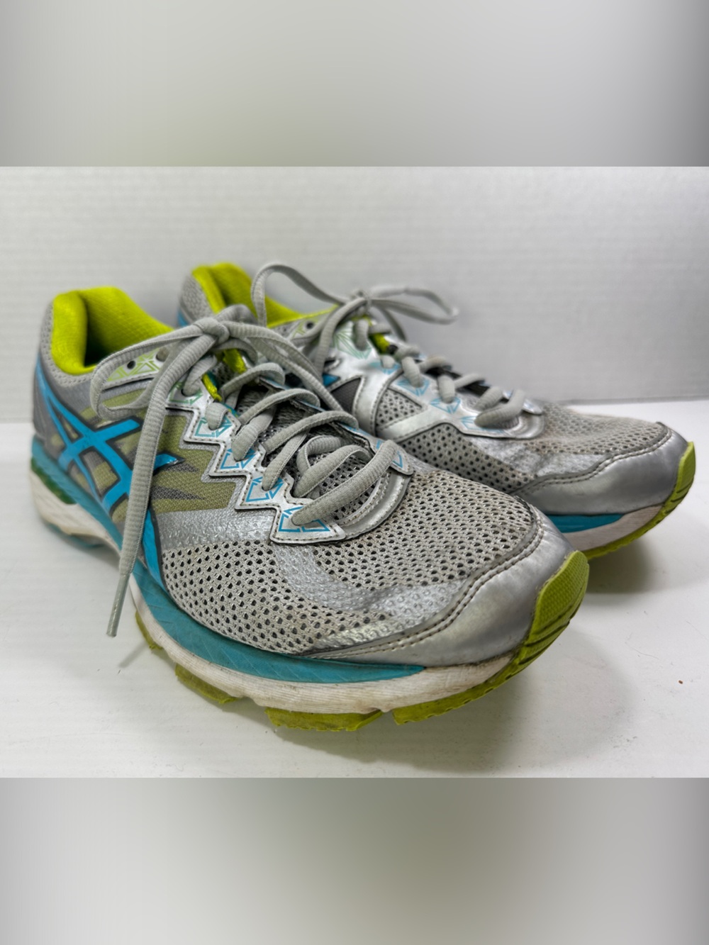 ASICS Fluidline Dynamic Duomax Women's Running Sneakers Size 9 Gray Blue T656N